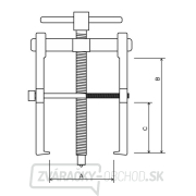 Dvojramenný sťahovák ložísk SN0207D 38x65 mm Náhľad