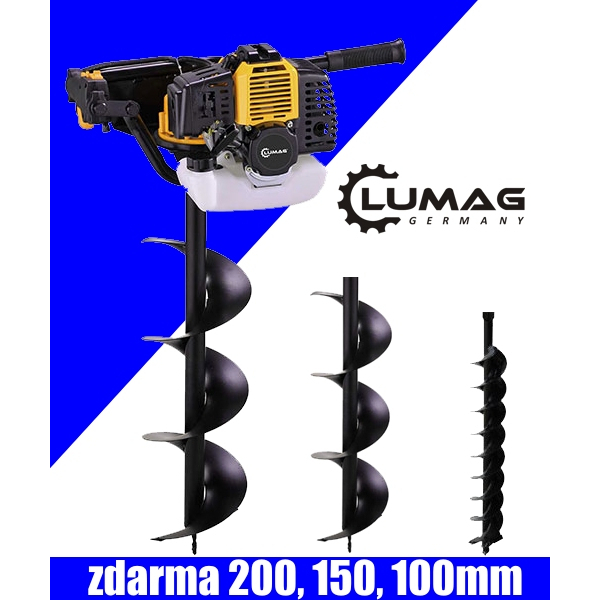 Pôdne, zemný vrták - jamkovač Lumag EB 520G