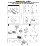 KOWAX Speed Air® Predfilter pre dýchaciu jednotku (pos.B-4.) Náhľad