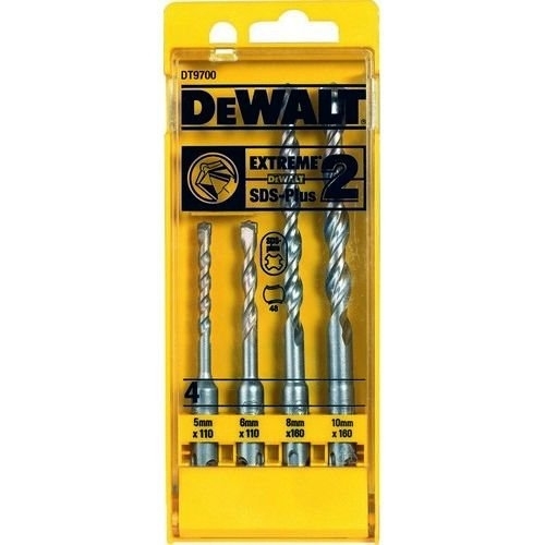 DT9700 4dílná sada vrtáků SDS plus DeWALT