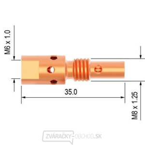 M8/M6 35 mm dištančný rámik MB25 PARKER gallery main image