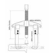 Univerzálny trojramenný sťahovák s posuvnými ramenami SN0110 / 250 Náhľad