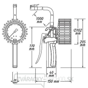 Pneuhustič s presným tlakomerom HAZET 9041 G-1 Náhľad
