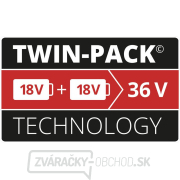 Batéria Power X-Change 18V (2x4,0 Ah) TwinPack Aku Einhell Náhľad