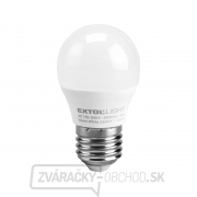 žiarovka LED mini, 5W, 410lm, E27, teplá biela gallery main image