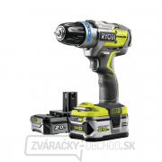 Ryobi R18PDBL-252S 18 V bezkefkové príklepová vŕtačka + 1x 2Ah + 1x 5Ah batéria + nabíjačka ONE + gallery main image