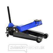 Pojazdný hydraulický zdvihák 4t, nízkoprofilový, 95 - 550 mm, dvojitá pumpa - GEKO PREMIUM Náhľad