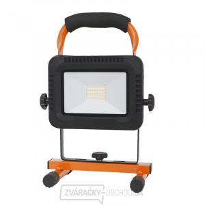 Solight LED reflektor 20W, prenosný, nabíjateľný, 1600lm, oranžovo-čierny gallery main image