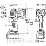Rázový skrutkovač akumulátorový HAZET 9213-1000/3 Náhľad