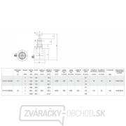 Univerzálny hydraulický valec teleskopický HHYG-10435D Náhľad