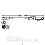 Pneumatická račňa extra dlhá HAZET 9022P-XLG Náhľad