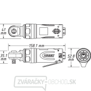 Pneumatický skrutkovač s račňou HAZET 9021SR-1 Náhľad