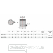 Hydraulický valec s poistnou maticou HHYG-50100LS Náhľad