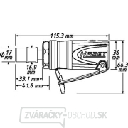 Pneumatická stopková mini brúska HAZET 9032M-1 Náhľad