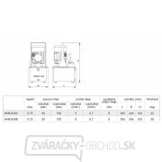 Elektrická hydraulická pumpa s tlakomerom HHB-630C Náhľad