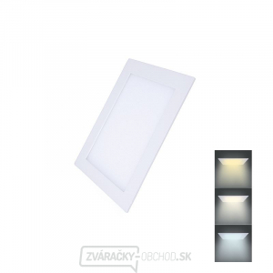 Solight LED mini panel CCT, podhľad, 6W, 450lm, 3000K, 4000K, 6000K, štvorcový gallery main image