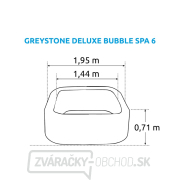 Bazén vírivý nafukovací Pure Spa - Bubble Greystone Deluxe 6 AP - Intex 28452 Náhľad