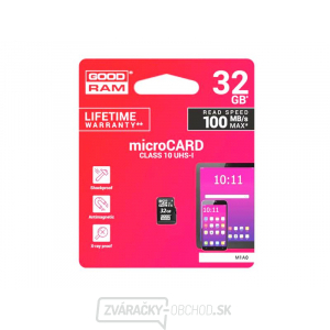 Pamäťová karta GOODRAM micro SD 32 GB gallery main image