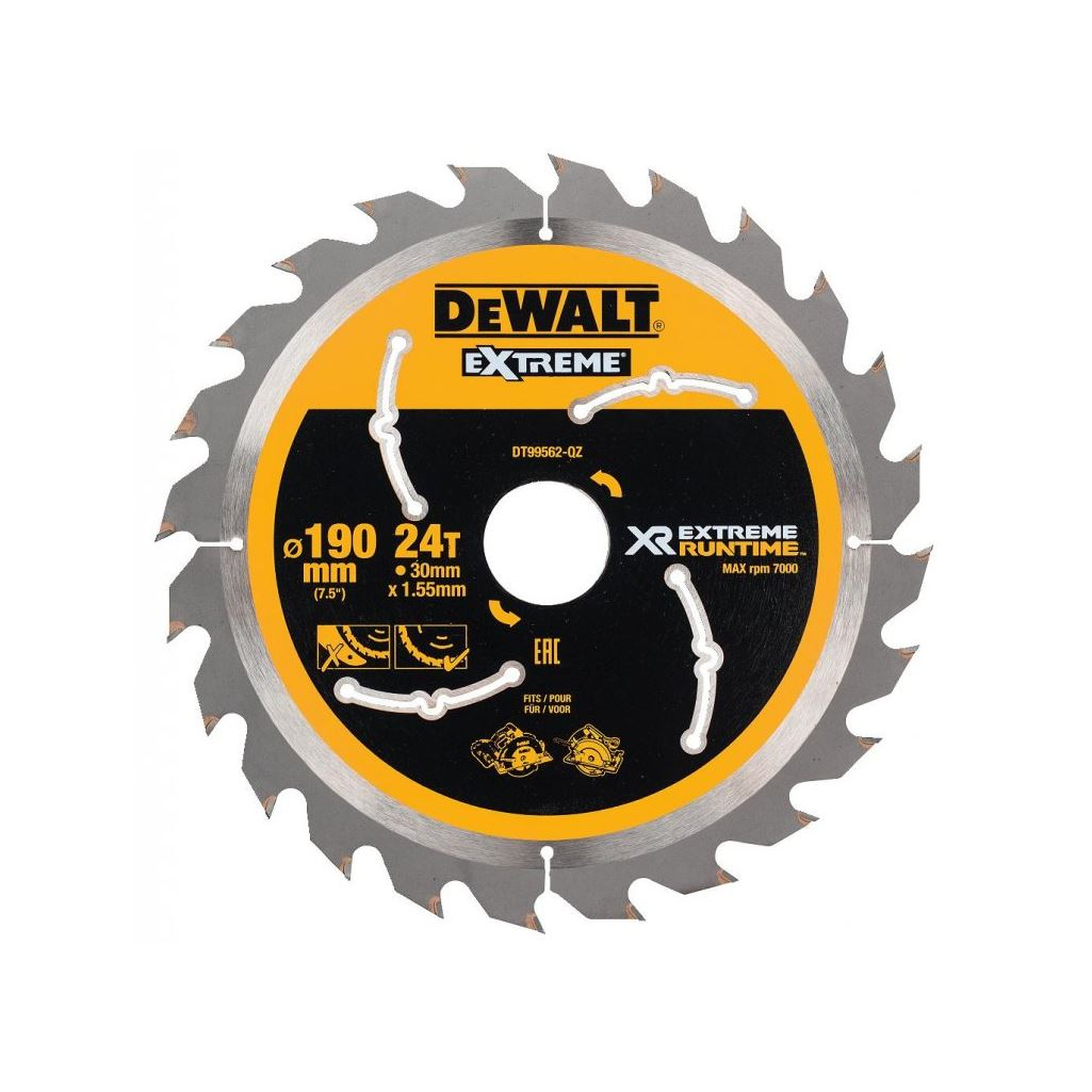 Dewalt Flexvolt pílový kotúč 190x30mm 24Z