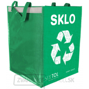 Tašky na triedený odpad SORT EASY 4 METAL, 30x30x40cm, 4x36l, 4ks SIXTOL Náhľad