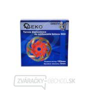 GEKO Kotúč diamantový črepníkový brúsny RED 125mmx5x22,23mm Náhľad