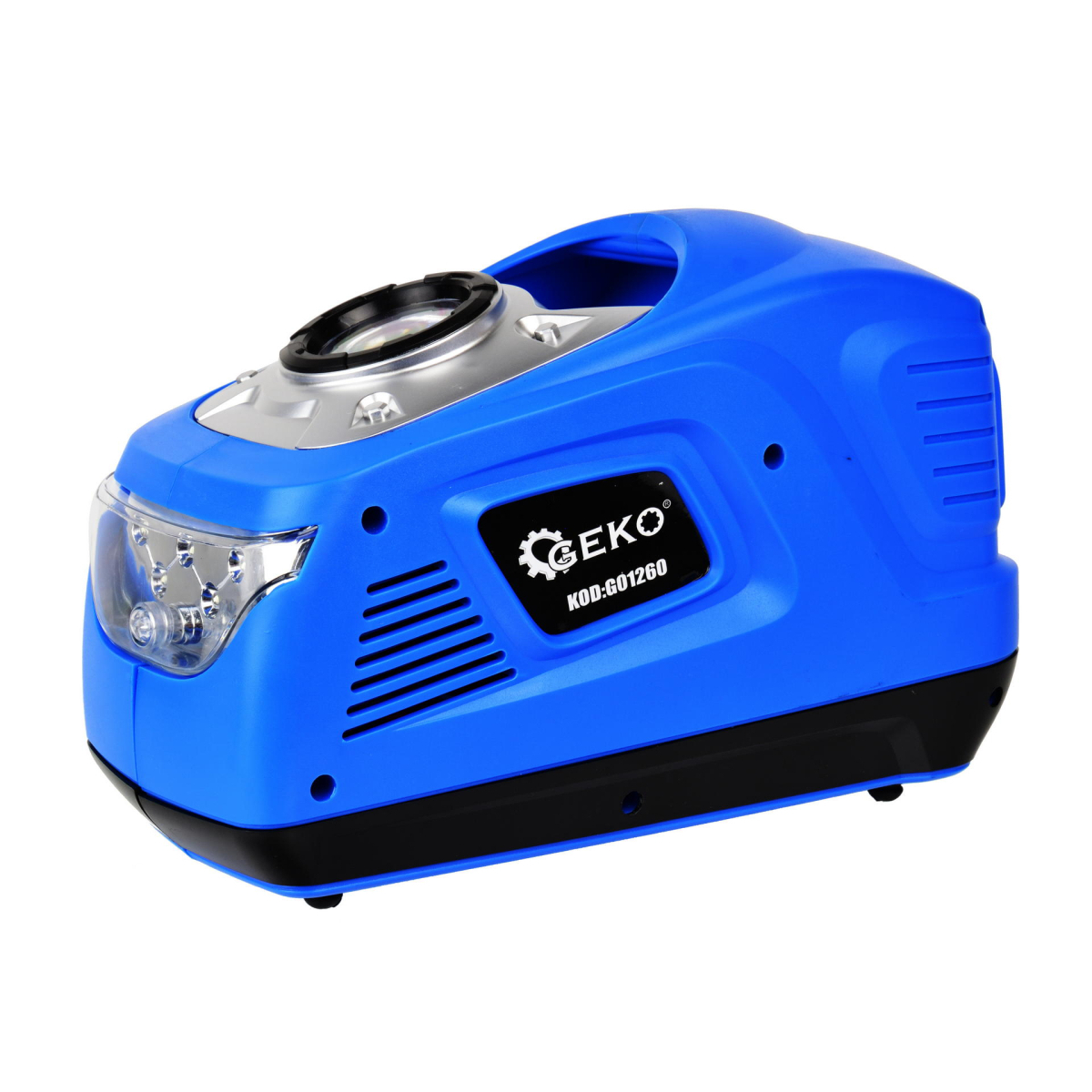 GEKO Kompresor mini s baterkou 12V/230V 100W