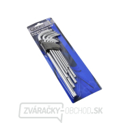 GEKO L-kľúče TORX, sada 9ks, T15-T55, 260mm Náhľad