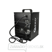 Elektrický ohrievač vzduchu s ventilátorom 3,3 kW GEKO Náhľad