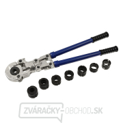 Hydraulické krimpovacie kliešte Pex-AL-PEX + 8 nástavcov GEKO Náhľad