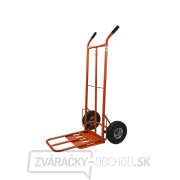 Ručný vozík-rudla, nosnosť 250kg 400x300mm, oranžový GEKO Náhľad