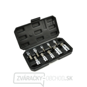 Zástrčné hlavice Torx GEKO 1/4”, 3/8”, 1/2”, M4-M18, súprava 10ks Náhľad