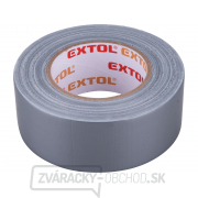 Páska lepiaca textilná/univerzálna EXTOL, 50mm x 50m hr.0,18mm, sivá gallery main image
