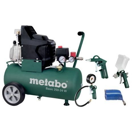 Olejový kompresor Metabo BASIC 250-24 W SET