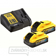 Aku kombinovaná sada DeWALT DCK2050H2T POWERSTACK 18V (2x1,7Ah) Náhľad