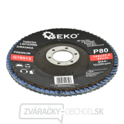 Geko - Lamelový kotúč ZIRCON 125mm P80 Náhľad