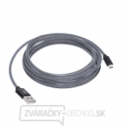 Solight USB-C kábel, USB 2.0 A konektor - USB-C 3.1 konektor, blister, 2m Náhľad