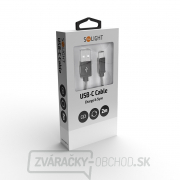 Solight USB-C kábel, USB 2.0 A konektor - USB-C 3.1 konektor, blister, 2m Náhľad