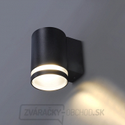 Solight LED vonkajšie nástenné osvetlenie Potenza, 1x GU10, čierna Náhľad