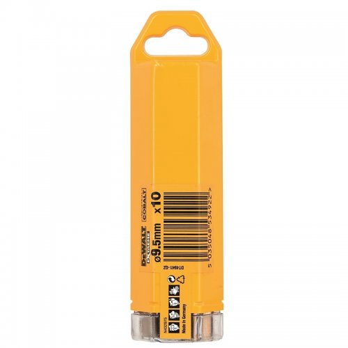 Vrták do kovu HSS-E COBALT 9,5×125mm (10ks) DeWALT DT4941