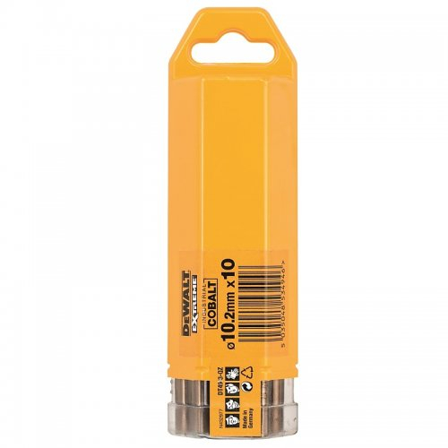 Vrták do kovu HSS-E COBALT 10,2×133mm (10ks) DeWALT DT4943