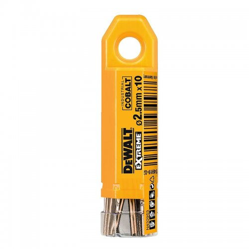 Vrták do kovu HSS-E COBALT 2,5×57mm (10ks) DeWALT DT4919