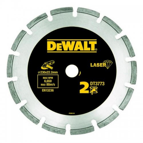 Čepeľ Laser 2 na brúsne materiály a betón 230x22,2 mm DeWALT DT3773