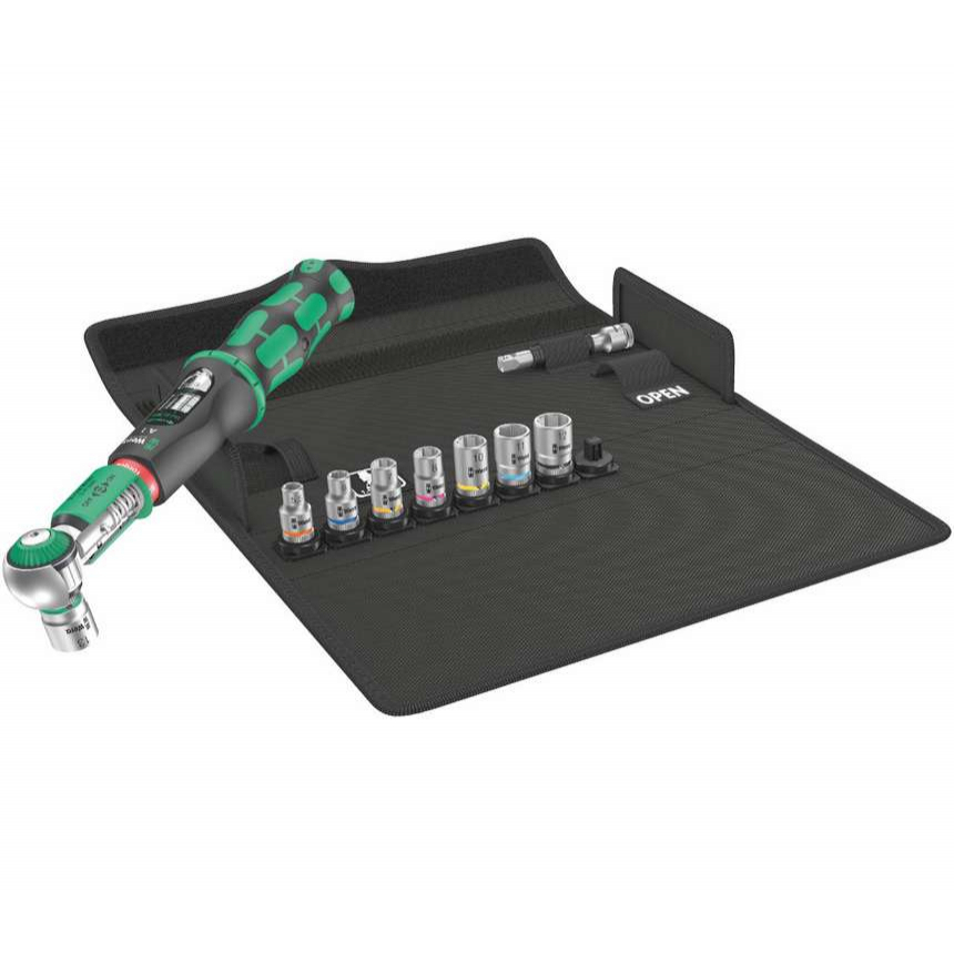 Wera 075830 Momentový kľúč 1/4" Safe-Torque A 1 Set 1 (2 ÷ 12 Nm) [sada 10 dielov]