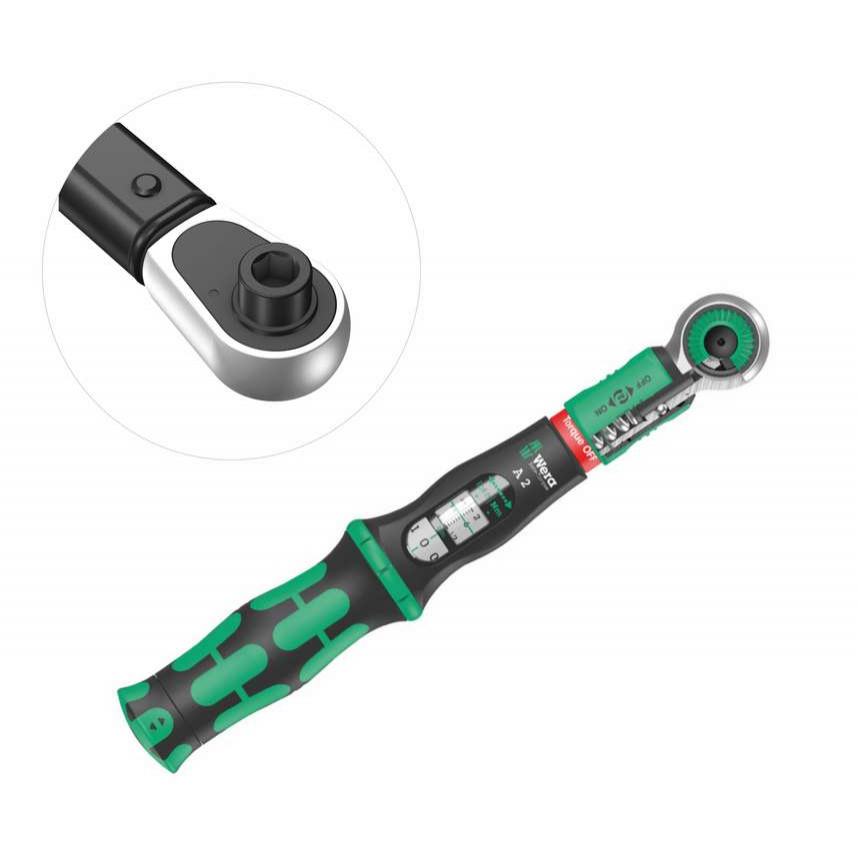 Wera 075801 Šesťhranný momentový kľúč 1/4" Safe-Torque A 2 (2 ÷ 12 Nm)