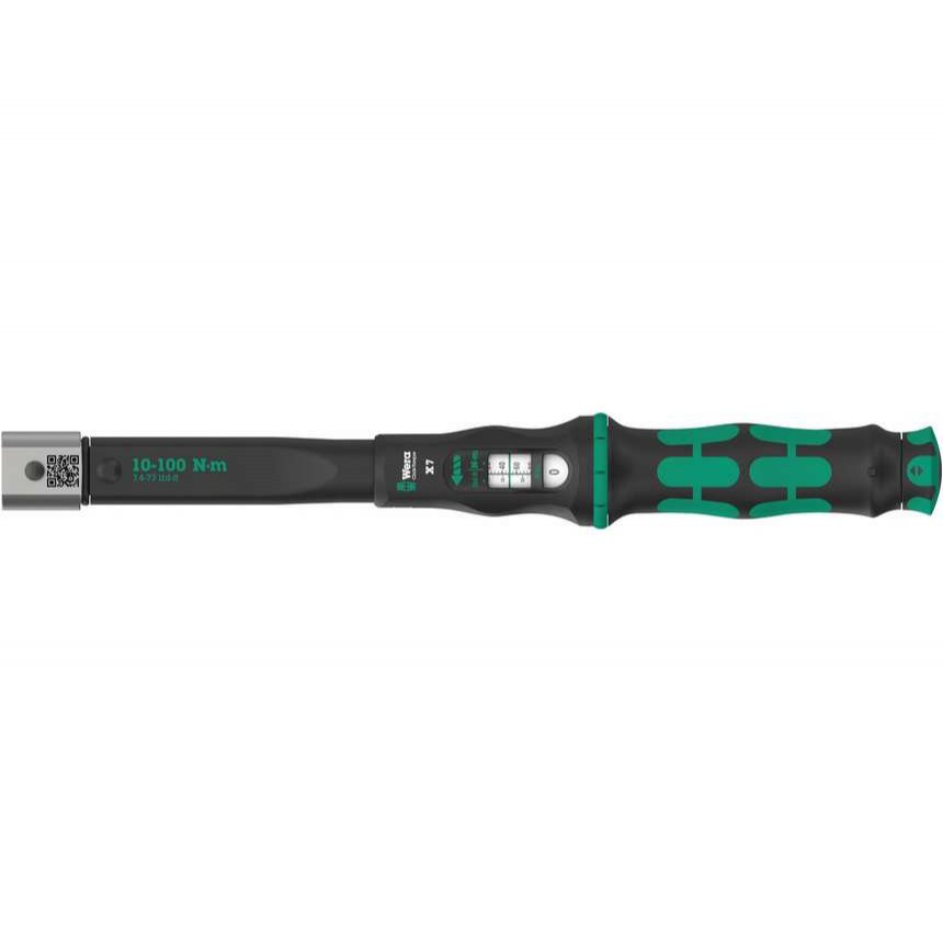 Wera 075657 Momentový kľúč Click-Torque X 7 pre nástrčné hlavice 14x18 mm (10 ÷ 100 Nm)