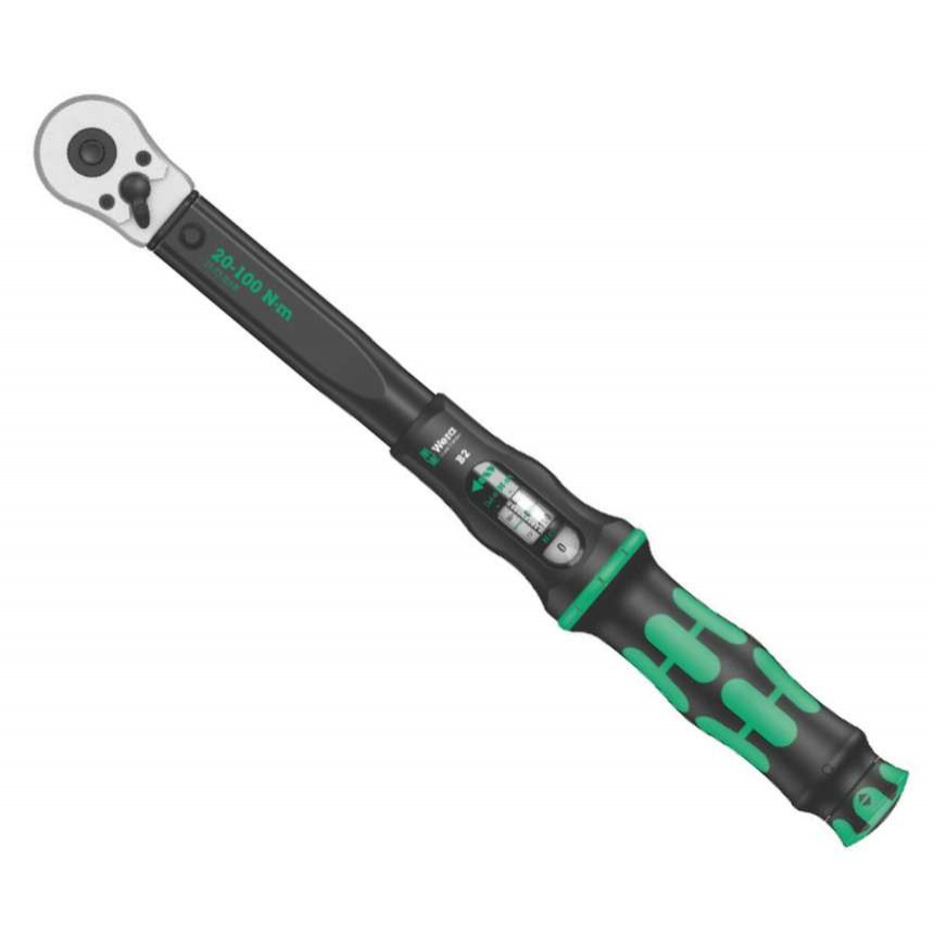 Wera 075611 Momentový kľúč Wera Click-Torque B 2 s 3/8" račňou (20 - 100 Nm)