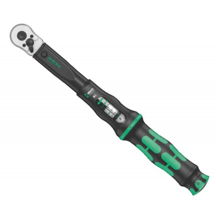 Wera 075610 Momentový kľúč Wera Click-Torque B 1 s 3/8" račňou (10 - 50 Nm)