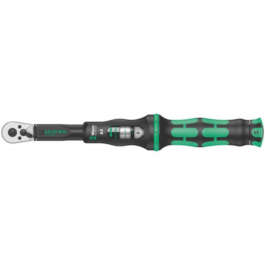 Wera 075604 Wera Click-Torque A 5 momentový kľúč s 1/4" račňou (2,5 ÷ 25 Nm)