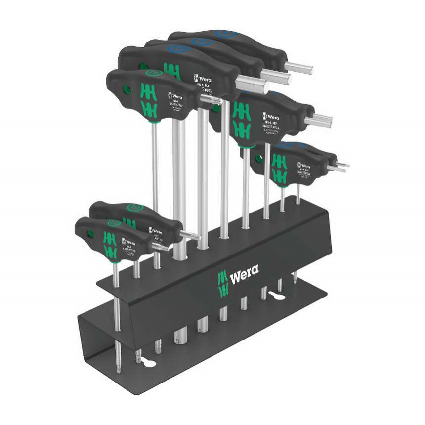 Wera 004174 Wera Kľúče na bicykle série 400 s T-rukoväťou sada 6 (sada 10 ks)