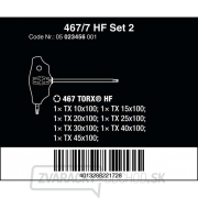 Wera 023456 Skrutkovače T-Profil TX 10 ÷ TX 45 s krížovou rukoväťou typ 467/7 TORX HF Set 2 Funkcia držania (sada 7 dielov) Náhľad